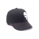 The Punisher Varsity Adjustable Cap, Black