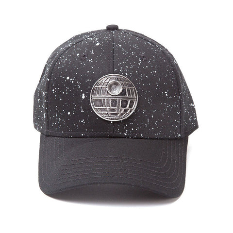 The Force Awakens Death Star Adjustable Cap With Metal Badge, Black