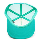 Beemo Video Game Console Face Trucker Snapback Baseball Cap, Turquoise