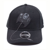 Controller Patch Curved Bill Cap, Black