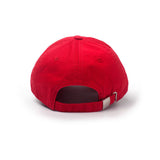 Deadpool Embroidered Eyes Stone Washed Denim Dad Cap, Red