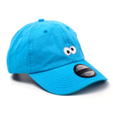 Cookie Monster Embroidered Eyes Dad Cap, Blue