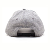 Embroidered Ghosts Curved Bill Cap, Grey