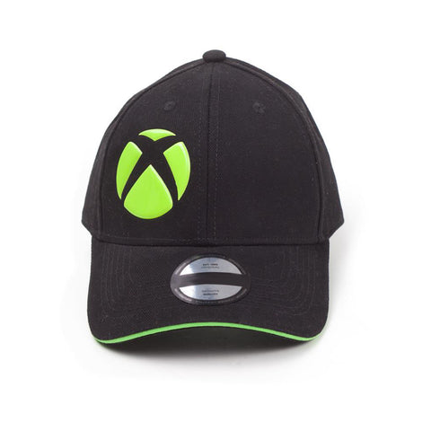 Xbox Logo Adjustable Cap, Unisex, Black-green