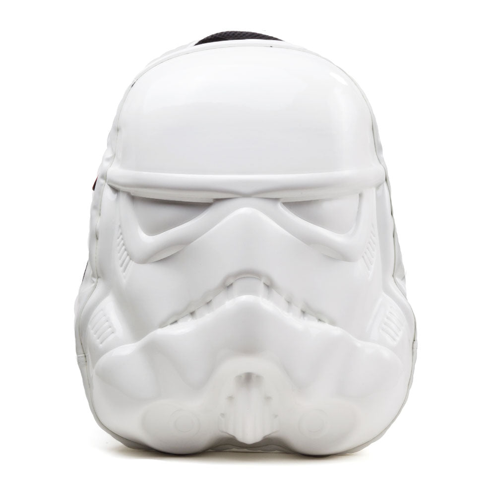 Stormtrooper Mask Backpack, One Size, White-black