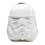 Stormtrooper Mask Backpack, One Size, White-black