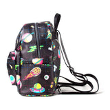 Space Sublimation All-over Print Ladies Backpack, Female, Black