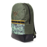 Legend Of Zelda Embroidered Hyrule Crest With Map Print Backpack, Multi-colour