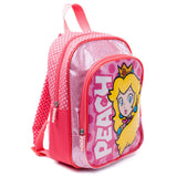 Super Mario Bros. Princess Peach Kids Backpack, Unisex, Pink-white