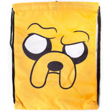 Finn And Jake Double Sided Design Drawstring Bag, Multi-colour