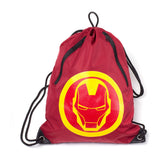 Iron Man Rubber Print Gymbag, Red