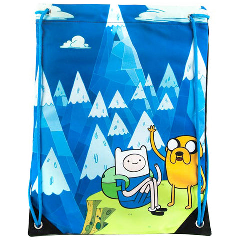 Jake And Finn Blue Mountain Drawstring Gym Bag, Blue