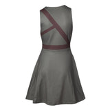 Legend Of Zelda Link Outfit Sleeveless Dress, Female, Large, Military Green