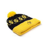 Pikachu Beanie And Scarf Gift Set, Unisex, Yellow-black