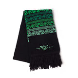 Legend Of Zelda Royal Crest Beanie And Scarf Gift Set, Unisex, Green-black