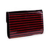 Fire Kingdom Envelope Purse Wallet, Female, Black-red