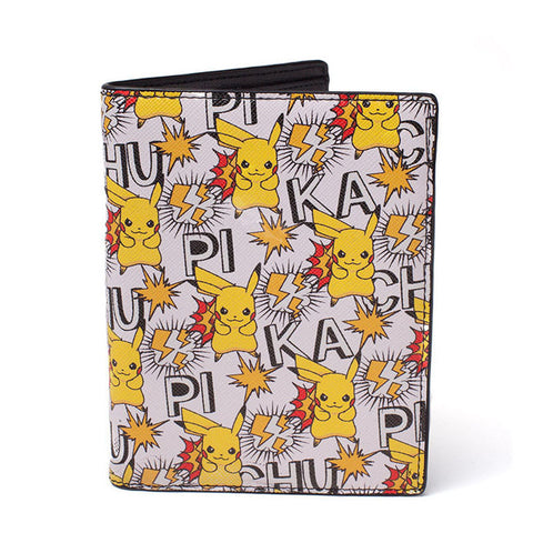 All-over Pikachu Bi-fold Wallet, Male, Multi-colour