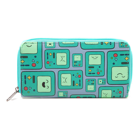 Beemo Bmo Video Games Console All-over Pattern Purse Wallet, Female, Multi-colour