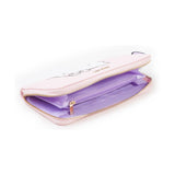 Ladies Zip Around Purse, Female, Pink-purple