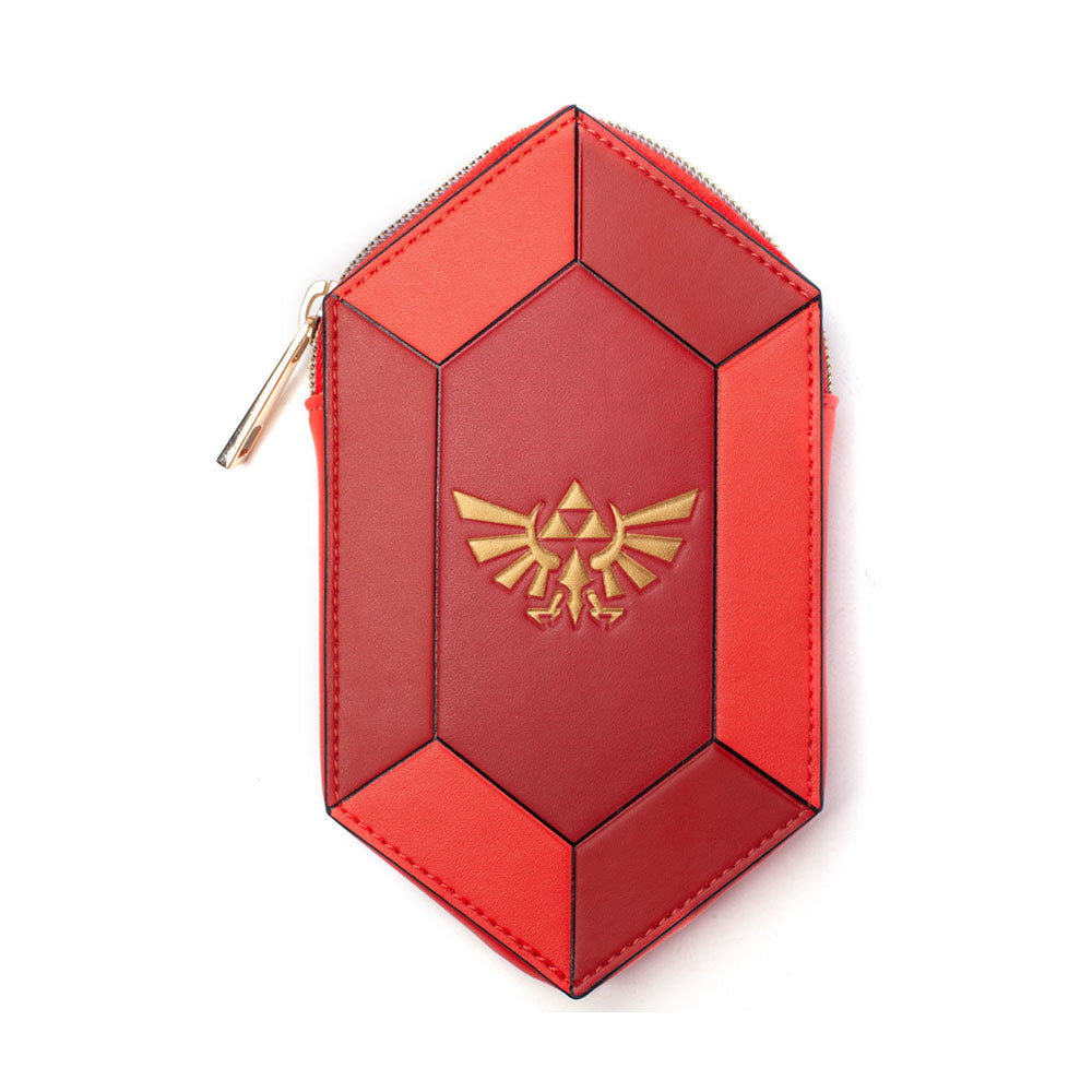 Legend Of Zelda Gem Shaped Coin Purse, Red