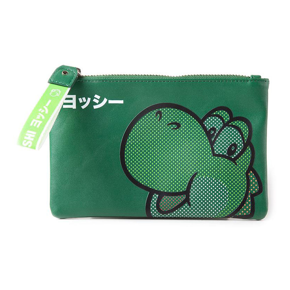 Super Mario Bros. Rubber Yoshi Face Coin Purse Wallet, Female, Green