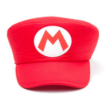 Super Mario Bros. Shaped Cap With Mario Logo, Red