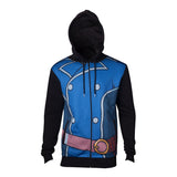 Ii Roland Suit Full Length Zipped Hoodie, Unisex, Large, Multi-colour