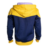 Avengers: Infinity War Thanos Outfit Full Length Zipper Hoodie, Male, Extra Extra Large, Blue-yellow