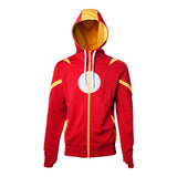 Captain America: Civil War Iron Man Full Length Zipper Hoodie, Male, Large, Red-orange