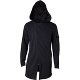 Origin Eye Of Horus Full Length Zipper Fishtail Hoodie, Male, Extra Extra Large, Black