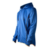 76 Vault 76 Teq Full Length Zipped Premium Hoodie, Male, Large, Blue-yellow