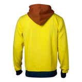 Morty Full Length Zipped Hoodie, Male, Large, Multi-colour