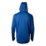 Space Marines Logo Full Length Zipper Hoodie, Male, Extra Extra Large, Blue