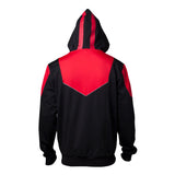 Ant-man & The Wasp Ant-man Suit Full Length Zipped Hoodie, Male, Large, Black-red