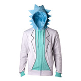 Rick Suit Full Length Zipped Hoodie, Male, Large, Multi-colour