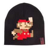 Super Mario Bros. Pixelated Running Mario Beanie, Unisex, Black