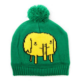 Tree Trunks Bobble Beanie, Green