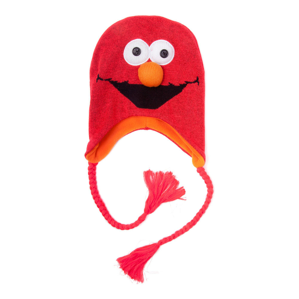 3d Elmo Laplander Earflap Beanie, Red