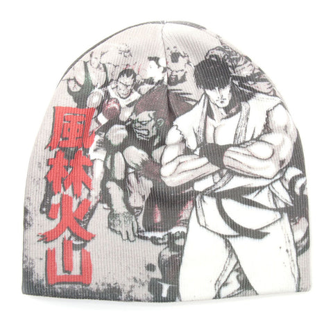 Streetfighter Iv Ryu And Other Fighters Cuffless Beanie, Multi-colour