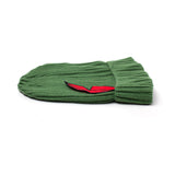 Peter Pan Feather Novelty Rollup Beanie, Unisex, Green