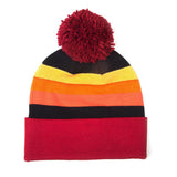 Super Mario Bros. Retro Striped Bobble Beanie, Unisex, Multi-colour