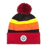 Super Mario Bros. Retro Striped Bobble Beanie, Unisex, Multi-colour