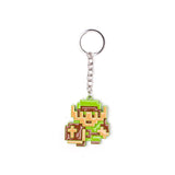 Legend Of Zelda 8-bit Link Pendant Metal Keychain, Multi-colour