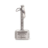 Thor Mjolnir Hammer 3d Metal Keychain, Silver