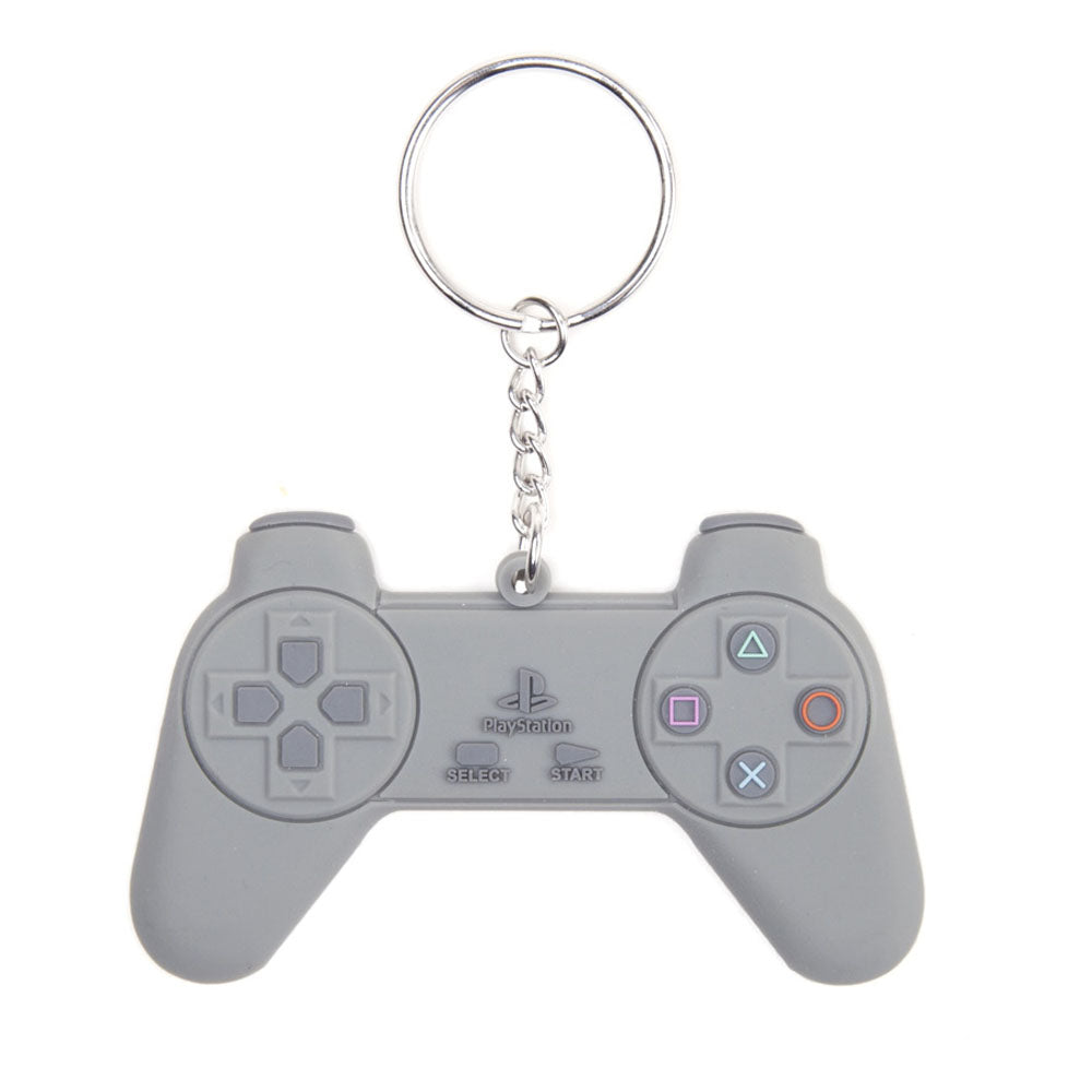 Playstation Playstation One Gaming Controller Keyring, Grey