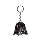 Darth Vader Mask 3d Pendant Metal Keychain, One Size, Black