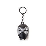 The Force Awakens Kylo Ren Mask 3d Pendant Metal Keychain, One Size, Black-silver