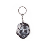 Wars 2 Mask Pendant Rubber Keychain, Multi-colour