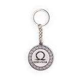 Logo Metal Pendant Keychain, Silver