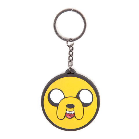 Jake Face Rubber Keychain, Multi-colour